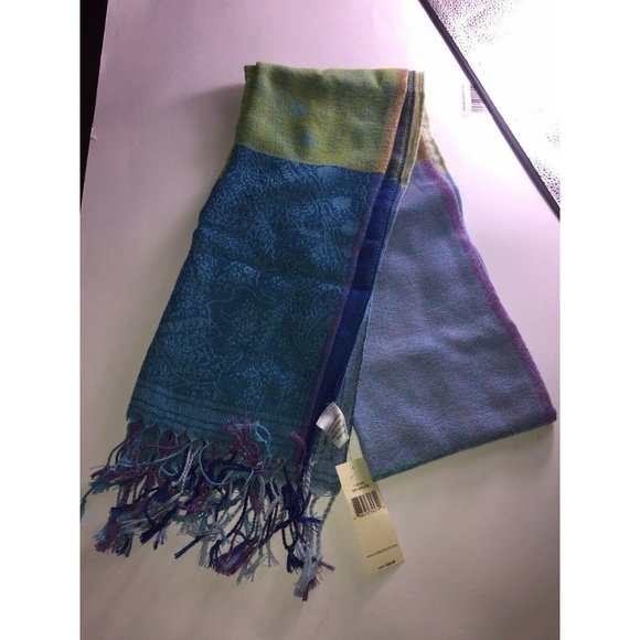 Collection Xiix Scarf Bay Breeze Blue Multi Color - Picture 2 of 8